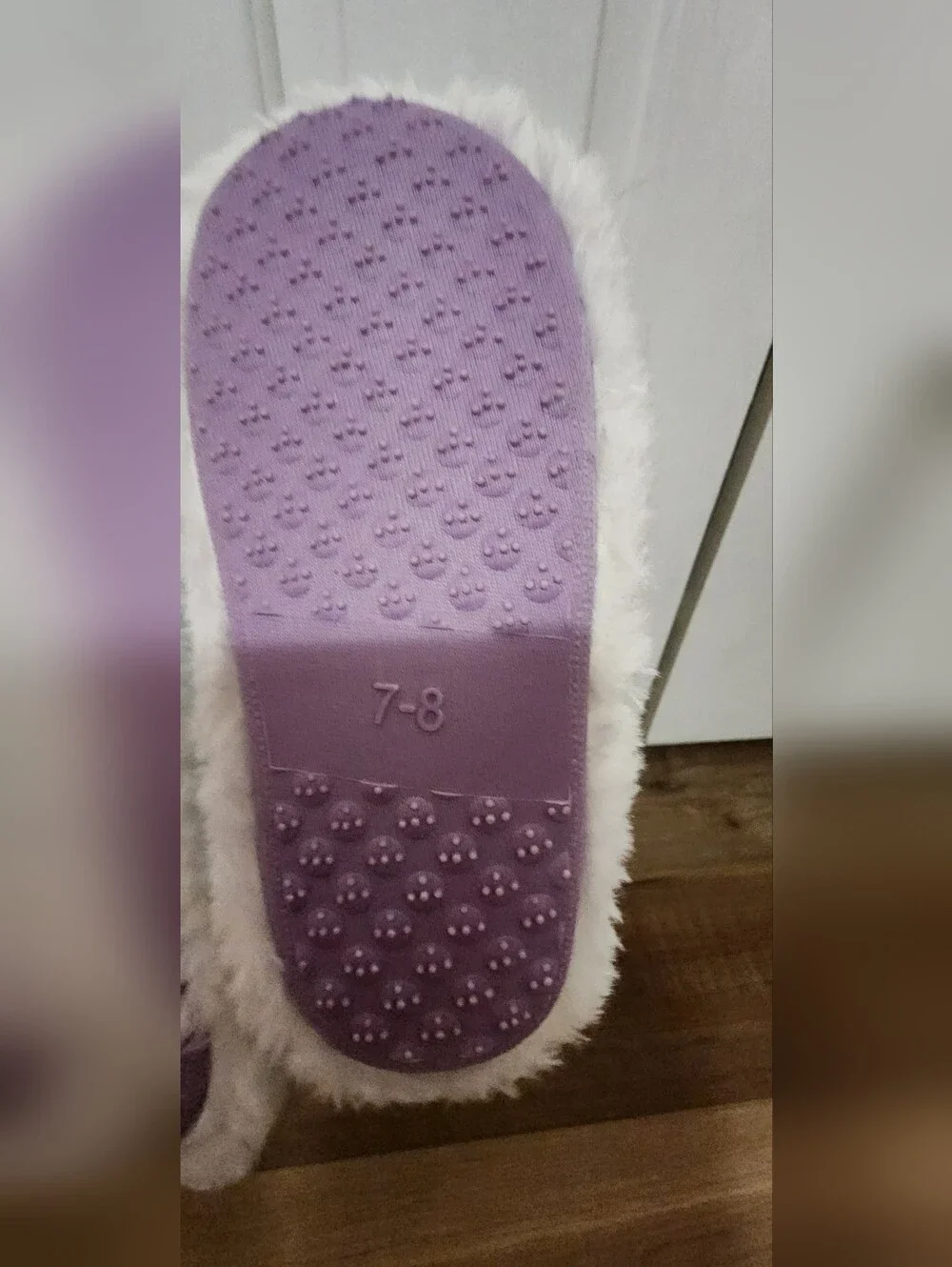Toddler Girl Disney Frozen Sequin Boot Slippers Size 7-8 NWT